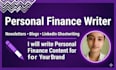 write finance content, linkedin ghostwriting and newsletters