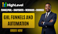 do gohighlevel funnelpool automation snapshot webinar course migration