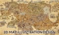 design custom map illustration fantasy rpg map cartography map illustration