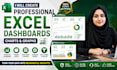 create professional excel dashboards, charts and graph