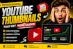 create viral and clickable youtube thumbnails