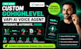 build custom gohighlevel vapi ai voice agent integrate slack notion hubspot