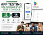 do 12 testers 14 tester app testing google play test  console testing