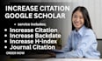 increase google scholar citation,write backdated and publish research articles
