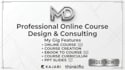 create online course content, elearning curriculum and course website