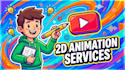 2d character animation, cartoon animation explainer character animation services