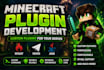 create custom minecraft plugins in java