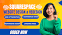 build redesign squarespace clone squarespace website expert odoo website