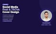 design social media posts and tiktok covers using canva