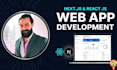 develop a custom full stack web app using react next js