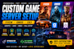 create custom fivem, gmod and ck3 servers with scripts, cars and full setup