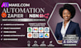 build makecom automation workflow with wordpress, beehiiv, CRM, API integration