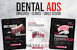 design facebook and instagram ads for dental clinics