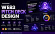 web3 startup pitch deck, crypto deck, token sale presentation