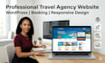 create wordpress website for travel agency