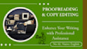 provide quality professional copyediting and proofreading