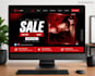 design sale announcement website