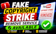remove fake copyright strikes professionally