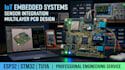 design iot embedded system, sensor integration and multilayer pcb