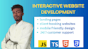 create a modern responsive frontend website