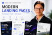 build your modern startup landing page