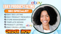 do ebay listing, ebay product listing, ebay template, ebay product upload