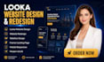 design looka website redesign webflow framer looka website redesign