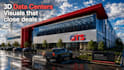 create a cinematic 3d data center visualization