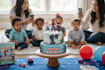 create banners invitations thankyou cards and cupcake or cake toppers