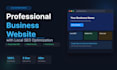 create a professional local business website with local SEO