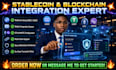 set up stablecoin wallet integration and blockchain asset systems