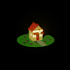 model a low poly house in blender