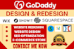 create a professional website with godaddy builder