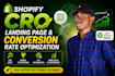 do shopify cro, landing page and conversion rate optimization