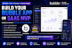 develop bubble app, bubble mvp or saas with no code mobile app development