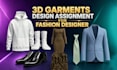 help clo 3d garments design assignment for fashion designer