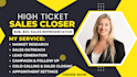 do b2b lead generation, email nurturing, high ticket cold calling, sales closer