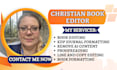 do christian book editing, manuscript proofreading, devotional, memoir editing