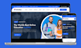 build lms educational website online course website education, elearning website