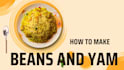 cook yam and rice