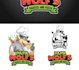 make professional papa wolves logo