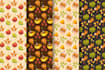 autumn patterns designs in illustrations