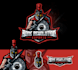 create esports mascot barbarian warrior logo