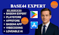 do replit development base44 app playstore vibecoding replit base44 expert