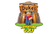 create a beloved mining logo for a miniature golf course