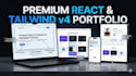 build a premium react and tailwind portfolio website