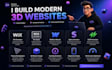interactive 3d animated wix studio website wix CRM with spline,gsap threejs