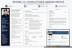 create professional resume, CV, cover letter