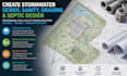 create stormwater sewer sanity grading septic design
