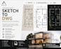 sketch to autocad dwg floor plan conversion